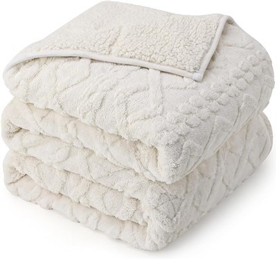 퀸 사이즈 카밍 셰르파 가중 담요